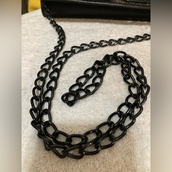 EUC - Rebecca Minkoff leather quilted crossbody purse with black/gold dust bag - Picture 13 of 16